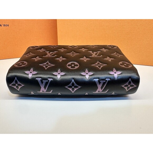 NIB Louis Vuitton Pouchette Coussin Ski Black Holographic M82746 💯% Authentic - Picture 12 of 16